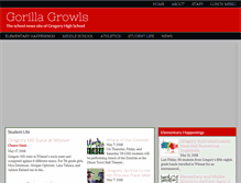 Tablet Screenshot of gorillagrowls.com
